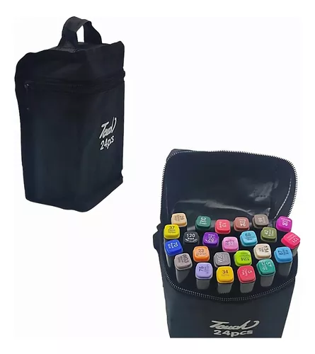 Conjunto De Canetas Marcador 24 Cores